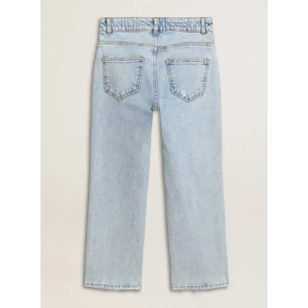 Golden Goose Broeken & Jeans^Jeans met geborduurde zijkant, regular fit