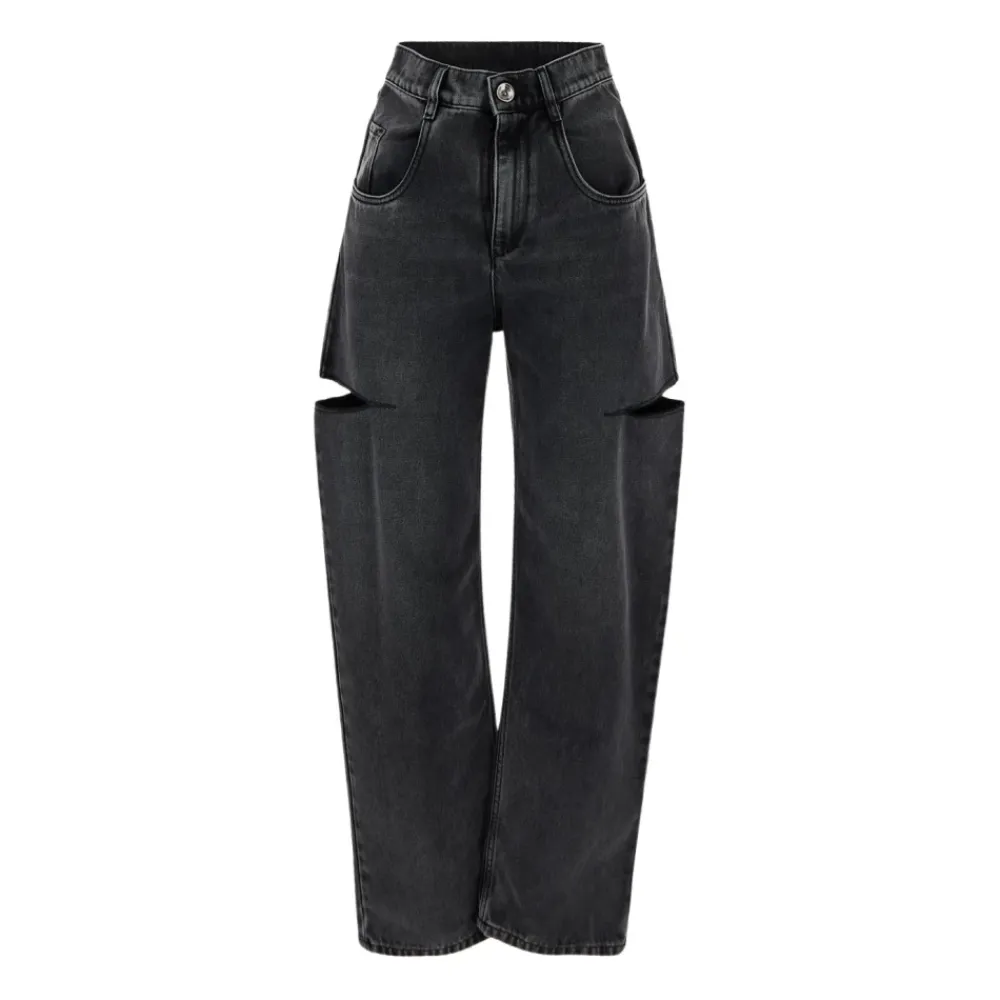 DAMES Maison Margiela Jeans^Jeans met rafelranden en gescheurde dijen