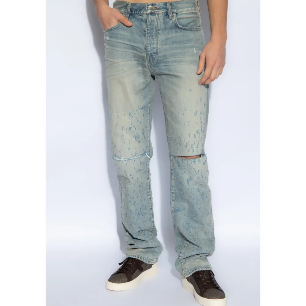 Heren Amiri Jeans^Jeans met vintage-effect