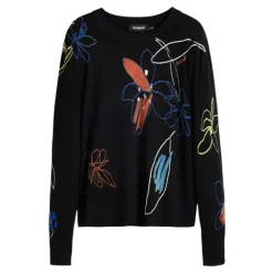 DAMES Desigual JERS_ARTY Ronde hals trui