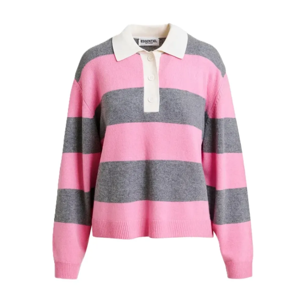 DAMES Essentiel Antwerp Jezebel Gestreept Poloshirt