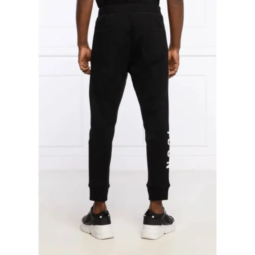 Heren Dsquared2 Broeken^Joggers met zijlogo