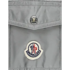 Moncler Bovenkleding^Jongens Grijze Katoenen Sweater met Ronde Hals