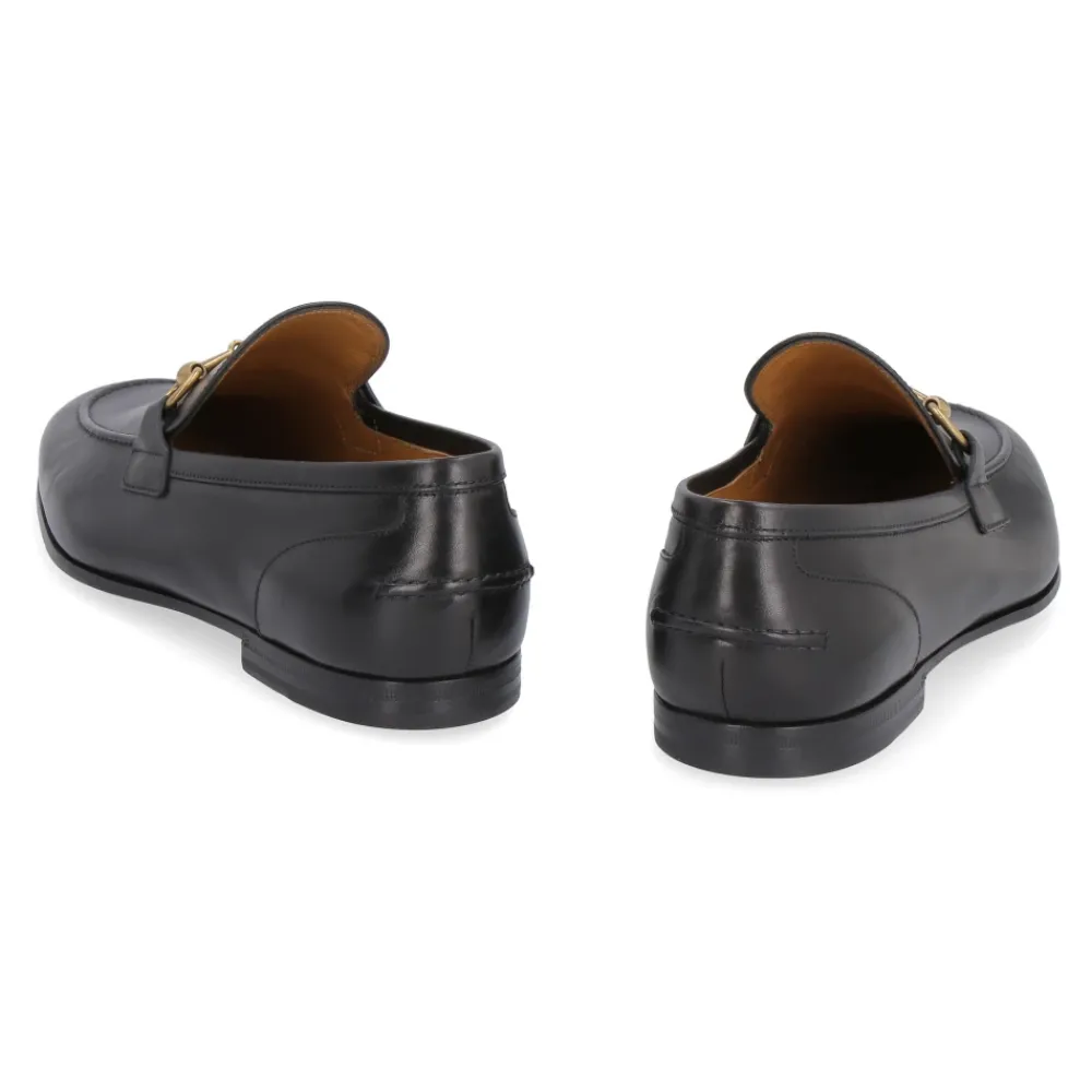 Heren Gucci Jordaan leren loafers met bit