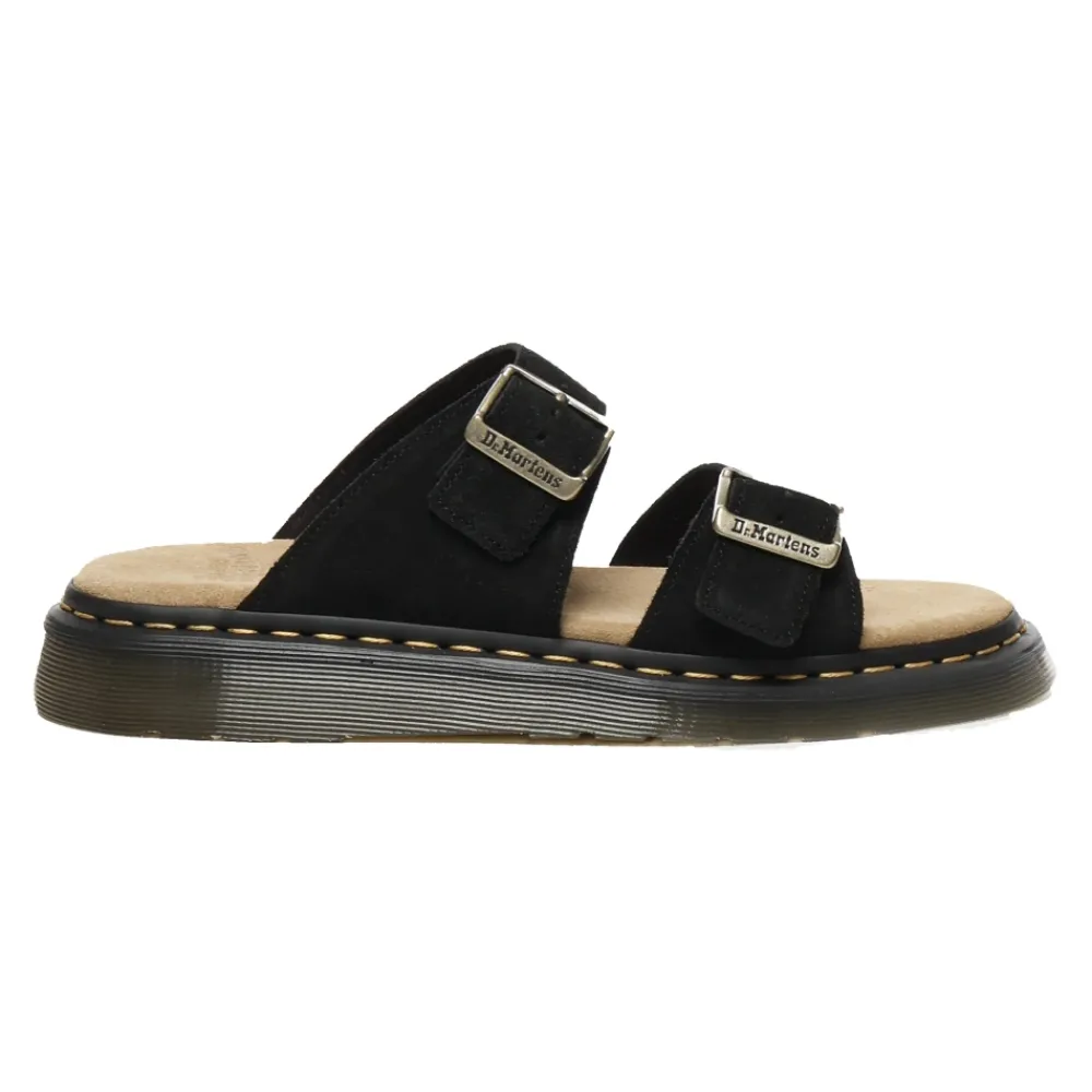 Heren Dr. Martens Josef Suede Slide Sandalen