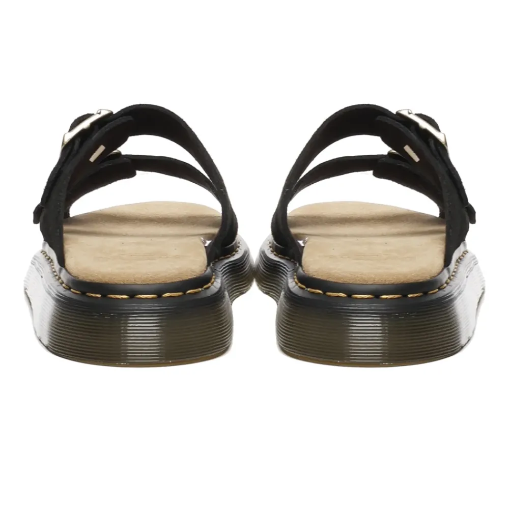 Heren Dr. Martens Josef Suede Slide Sandalen