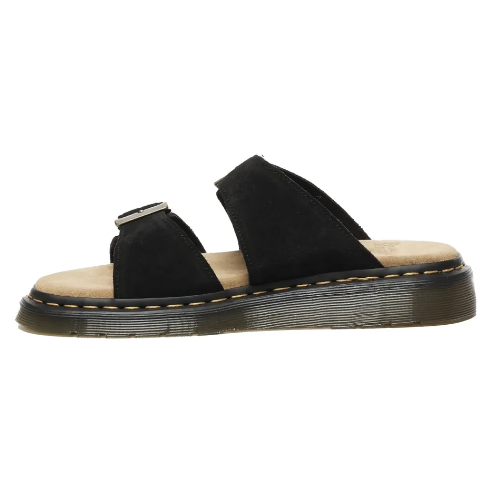Heren Dr. Martens Josef Suede Slide Sandalen