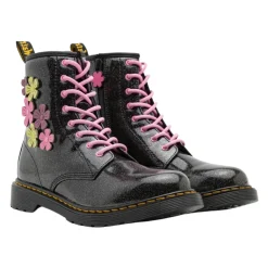 Dr. Martens Junior 1460 Glitter & Flower Applique Veterlaarzen