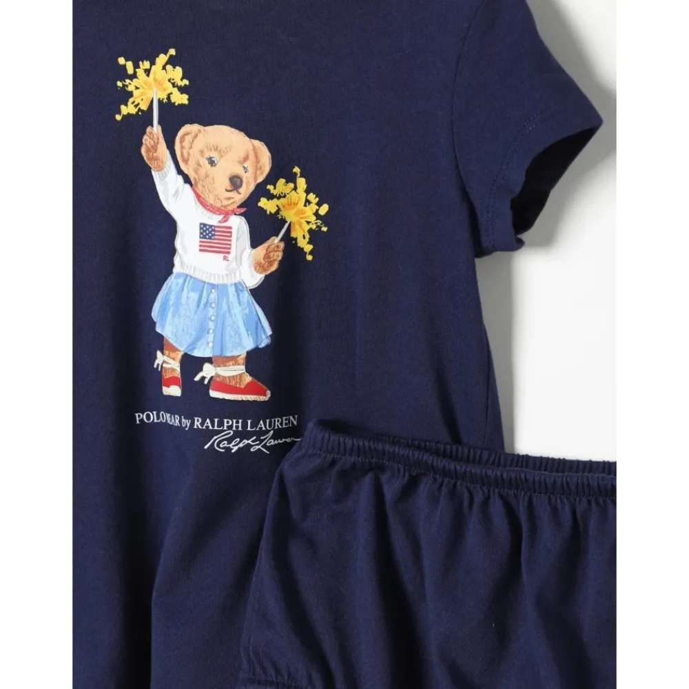 Polo Ralph Lauren Jurk van katoenmix met bijpassende broek