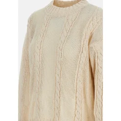 DAMES Lorena Antoniazzi Kabel Gebreide Trui met Ronde Hals