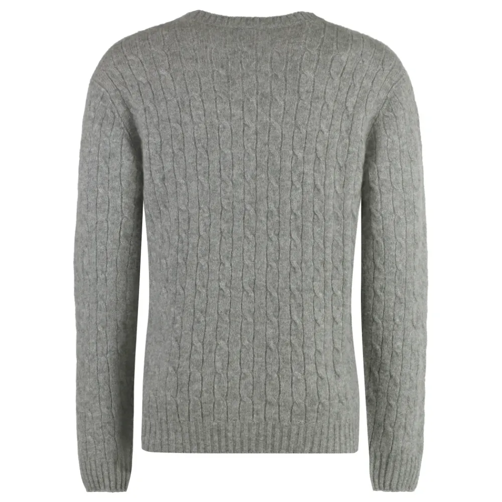 Heren THE (Alphabet) Truien & Vesten^Kabelgebreide Kasjmier Trui