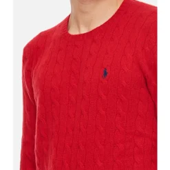 Heren Polo Ralph Lauren Truien & Vesten^Kabelgebreide trui van wol en kasjmier