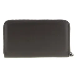 DAMES Brunello Cucinelli Portefeuilles^Kalfsleren Portemonnee met Glanzende Rits