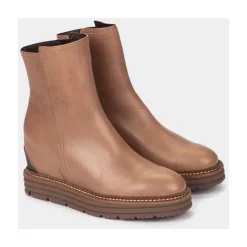 DAMES Pedro Miralles Kameel Weekend Dames Sleehak Enkellaarzen