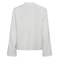 DAMES Co'Couture Blouses^Kanten V-Shirt Off White