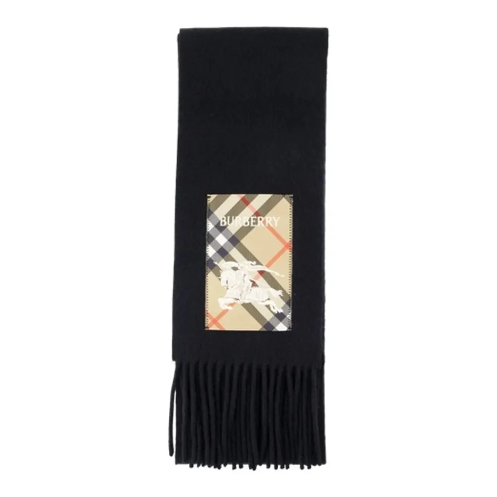 DAMES Burberry Kasjmier Solid Label Sjaal in