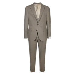 Heren Eleventy Kasjmierwol Slim Fit Pak