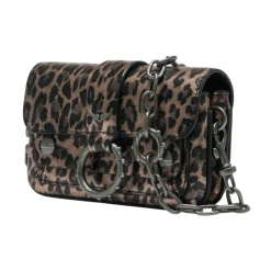 DAMES Zadig & Voltaire Schoudertassen^Kate Wallet Metal Leopard Tas