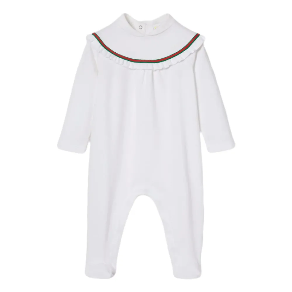 Gucci Katoenen Bodysuit met Ruches