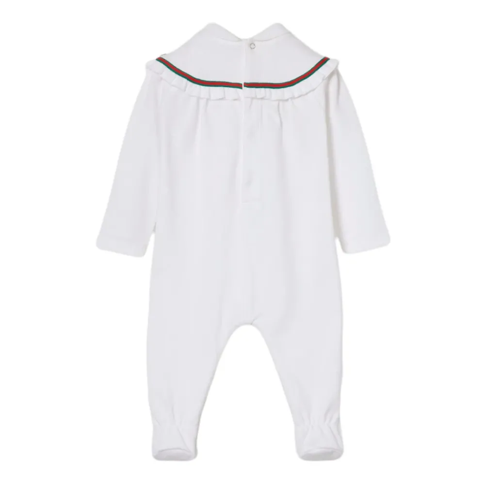 Gucci Katoenen Bodysuit met Ruches