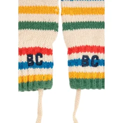 Bobo Choses Katoenen handschoenen met geborduurd logo