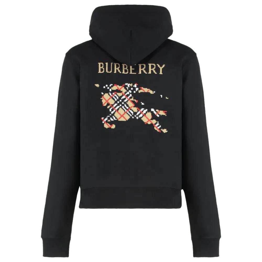 DAMES Burberry Katoenen Hoodie