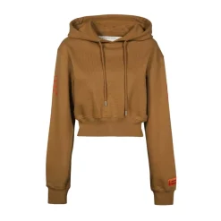 DAMES Heron Preston Hoodies & Sweatvesten^Katoenen Hoodie met Print op de Rug