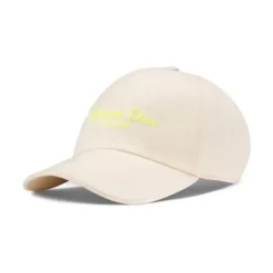 Heren Dior Katoenen Logo Hoed Achterknoopsluiting