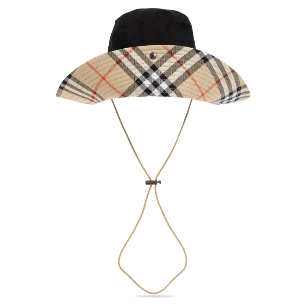 Heren Burberry Hoeden^Katoenen muts met strikjes