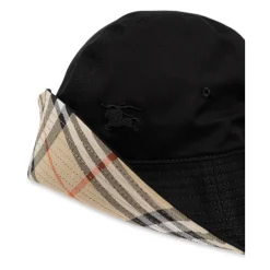 Heren Burberry Hoeden^Katoenen muts met strikjes