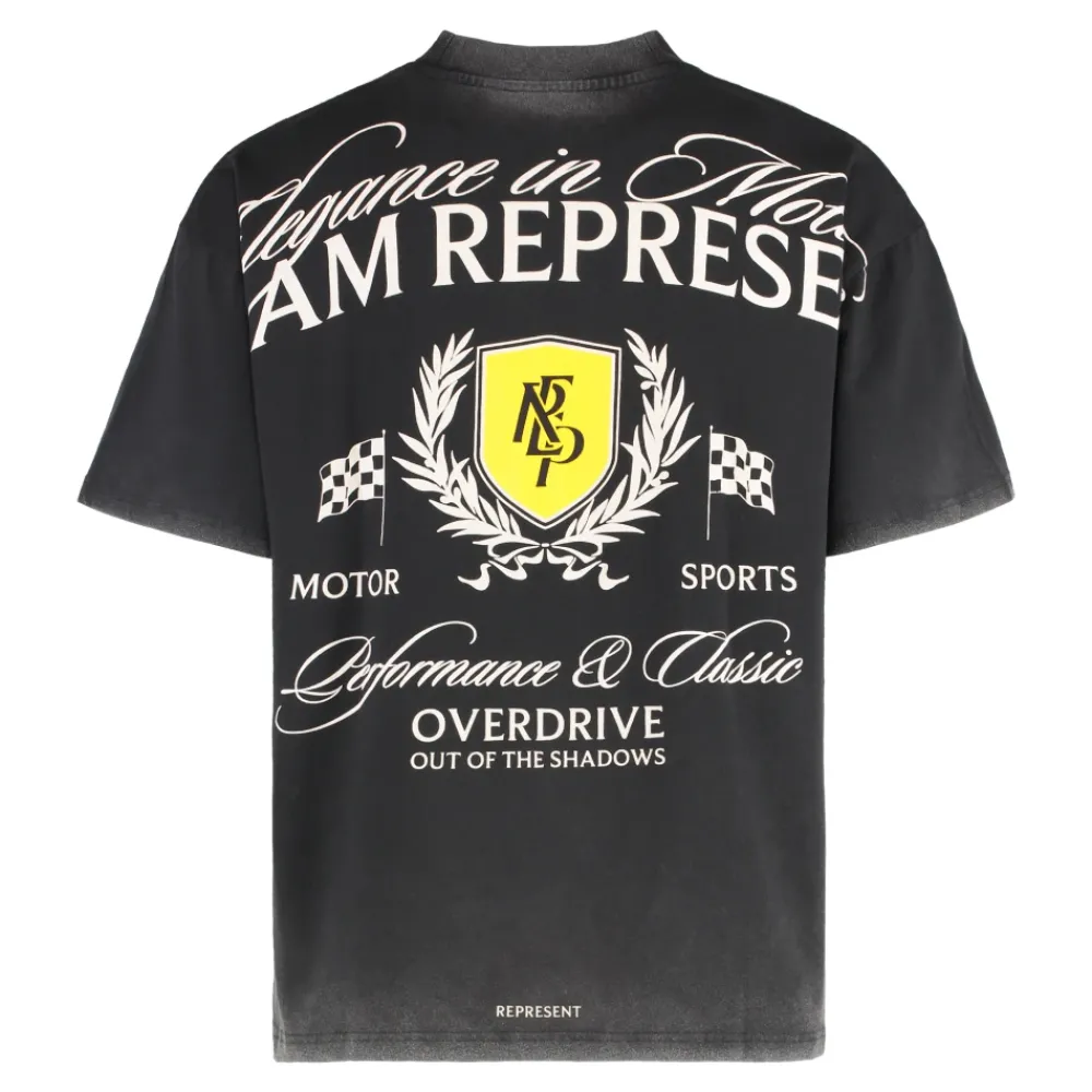 Heren REPRESENT Katoenen T-shirt met ronde hals