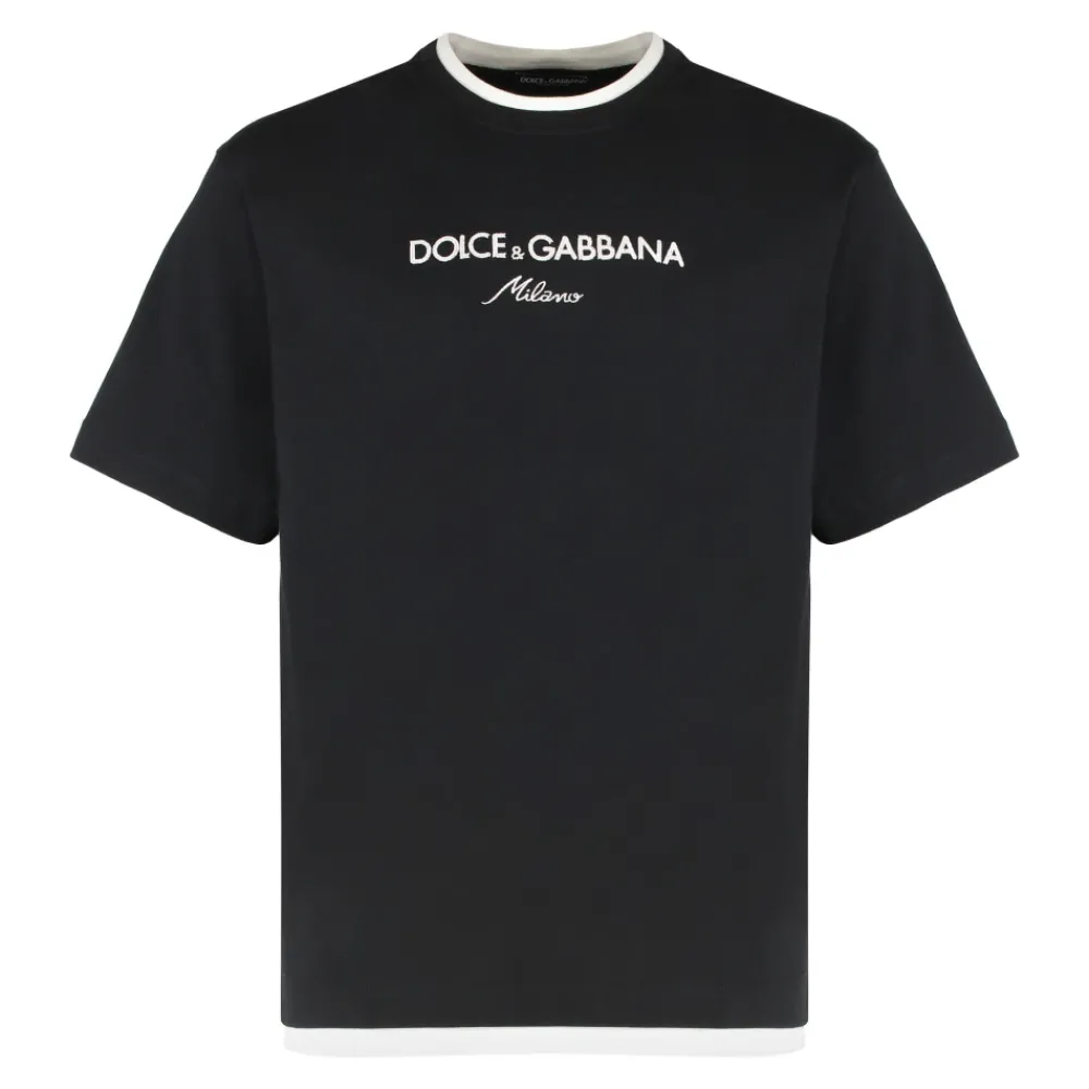 Heren Dolce & Gabbana Katoenen T-shirt met ronde hals