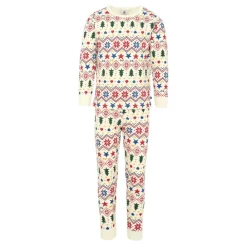 Petit Bateau Kerst Katoenen Fleece Pyjamaset