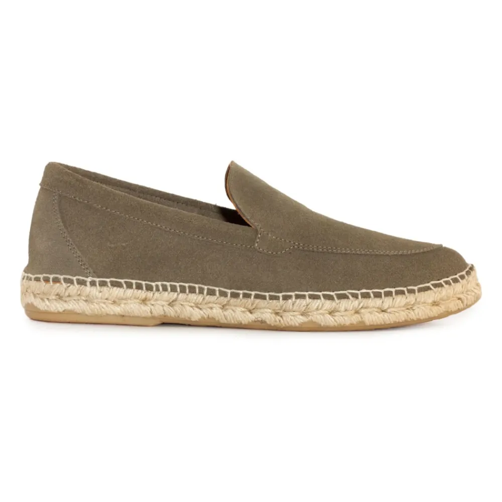 Heren Abarca Khaki e Suède Loafers