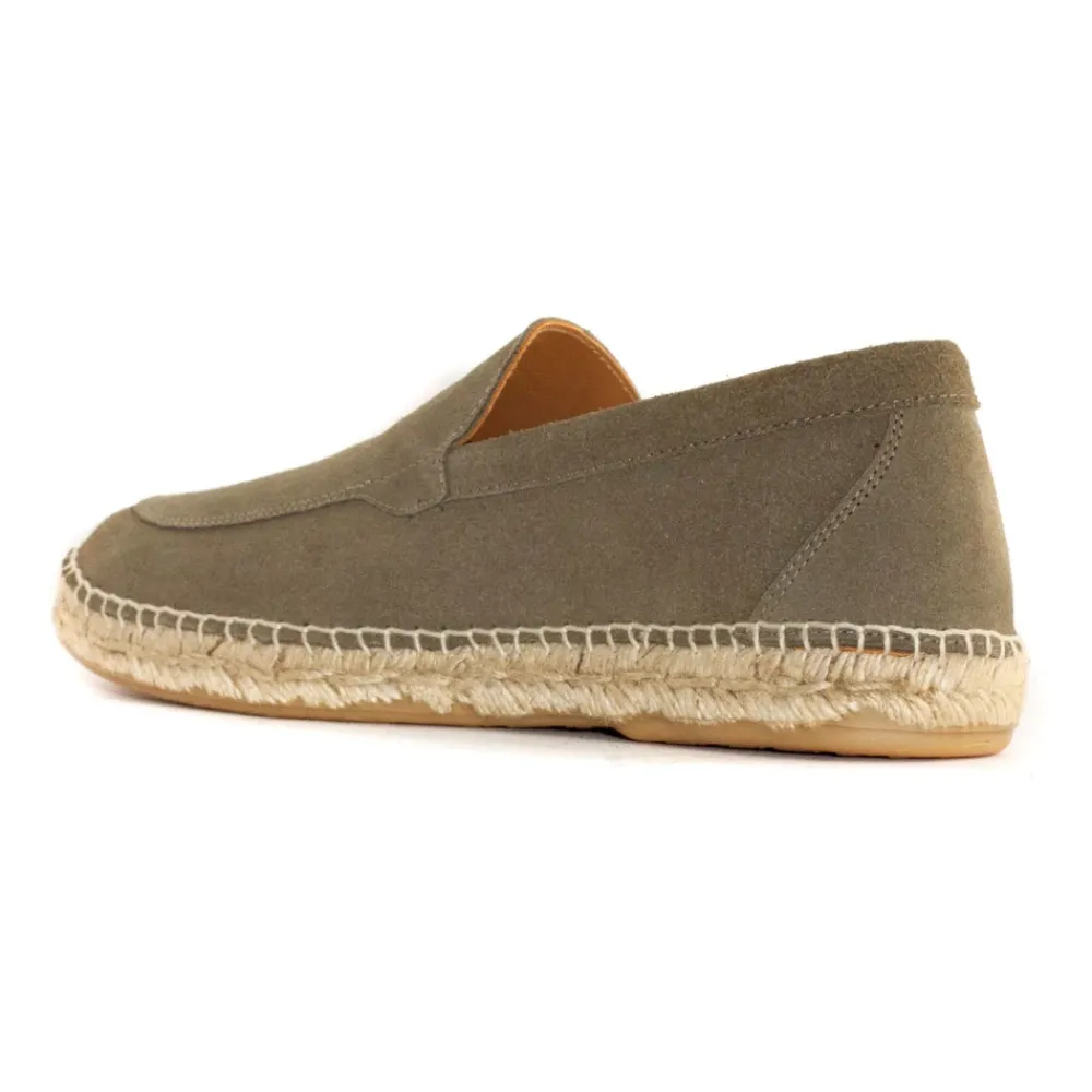 Heren Abarca Khaki e Suède Loafers