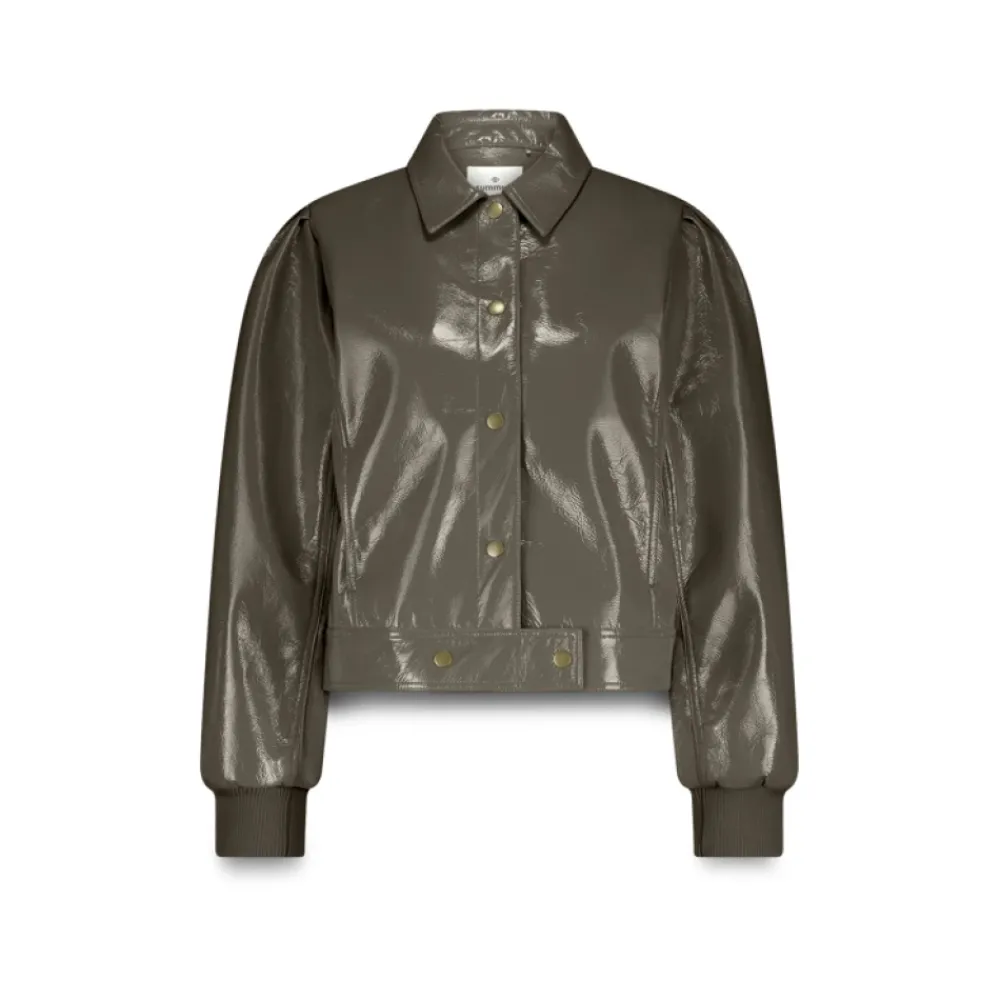DAMES Summum Woman Jassen^Khaki Laque Jack voor Vrouwen