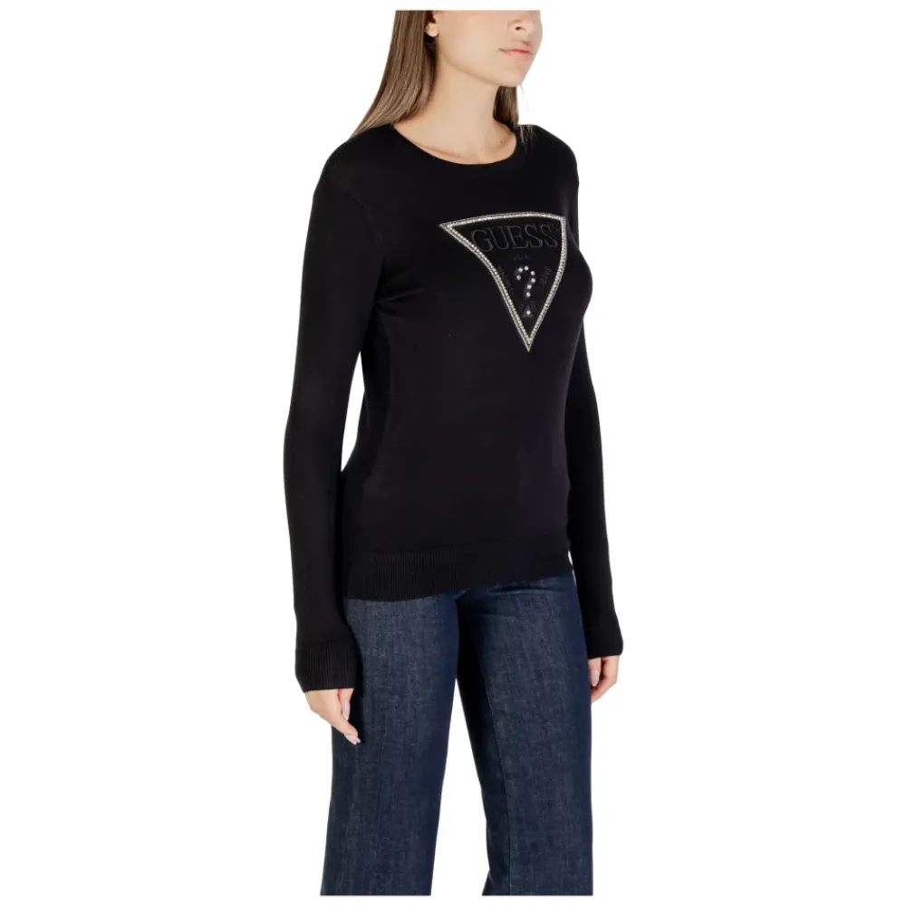 DAMES Guess Kiara Triangle Logo Sweater