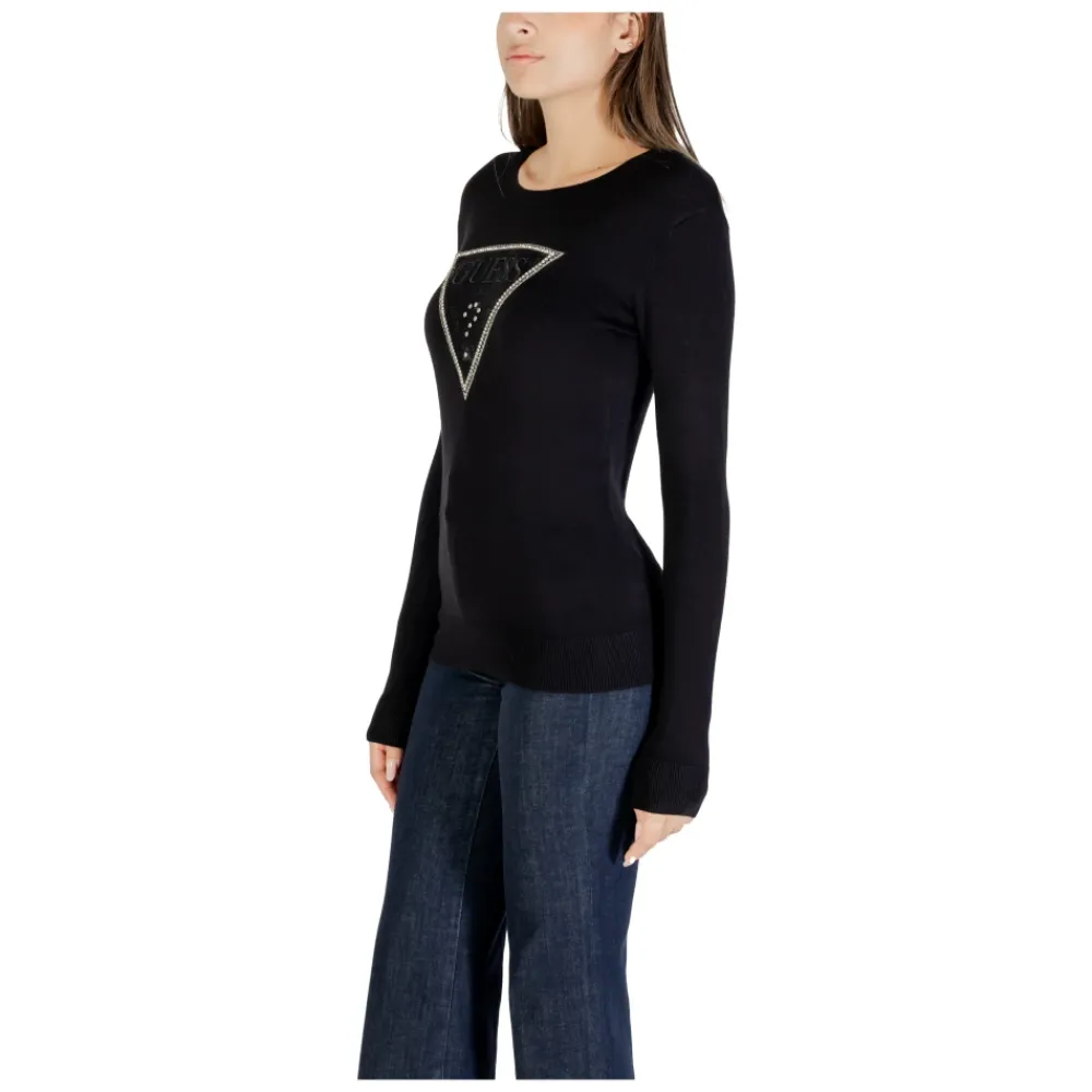 DAMES Guess Kiara Triangle Logo Sweater