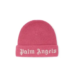 Palm Angels Kids Beanie met Logo Borduursel