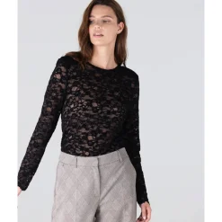 DAMES Jansen Amsterdam Shirts^KIKI Top met schouderkussens