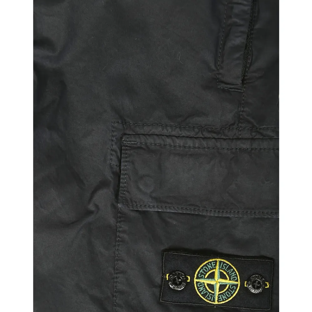 Stone Island Kinder Bermuda Shorts in Tascone Stof