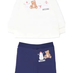 Moschino Kinderen Blauwe Kleding Set Katoen Portugal