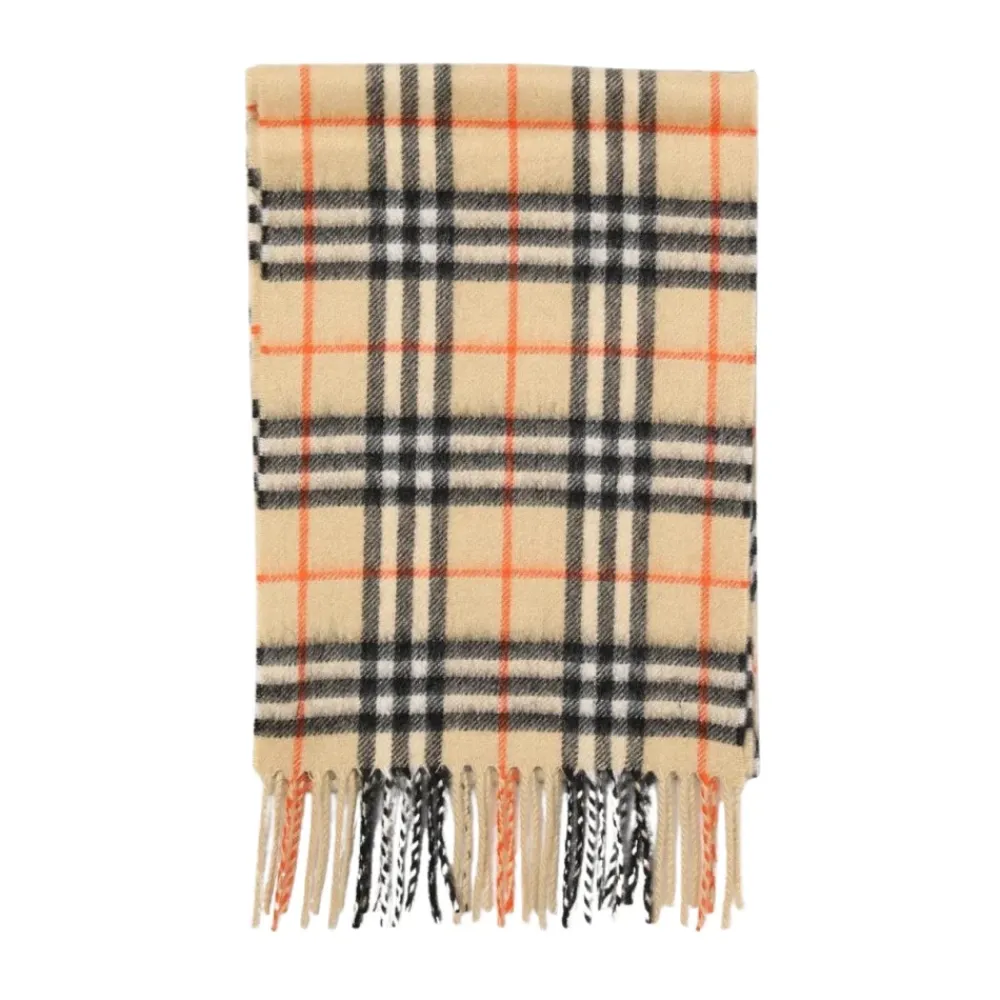 Burberry Sjaals^Kinderen Geruit Wollen Sjaal