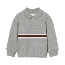 Gucci Bovenkleding^Kinderen Grijze Sweater met Polokraag