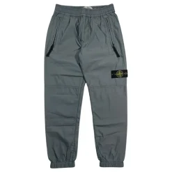 Stone Island Broeken & Jeans^Kinderen Lichtgrijze Elastische Taillebroek
