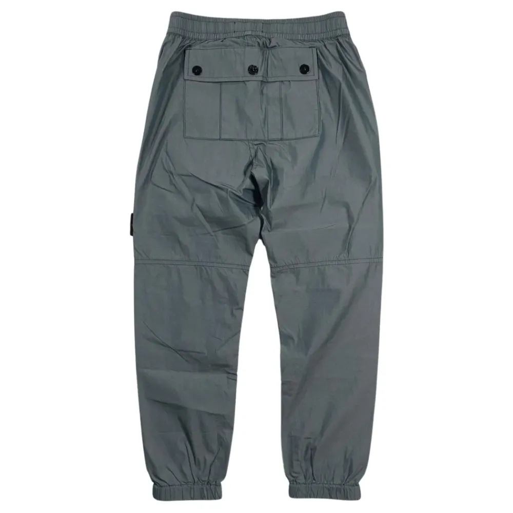 Stone Island Broeken & Jeans^Kinderen Lichtgrijze Elastische Taillebroek