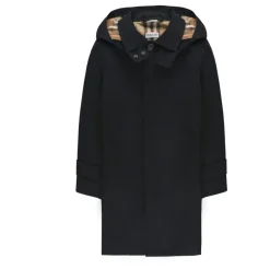 Burberry Jassen^Kinderen e Katoenen Jas met Capuchon