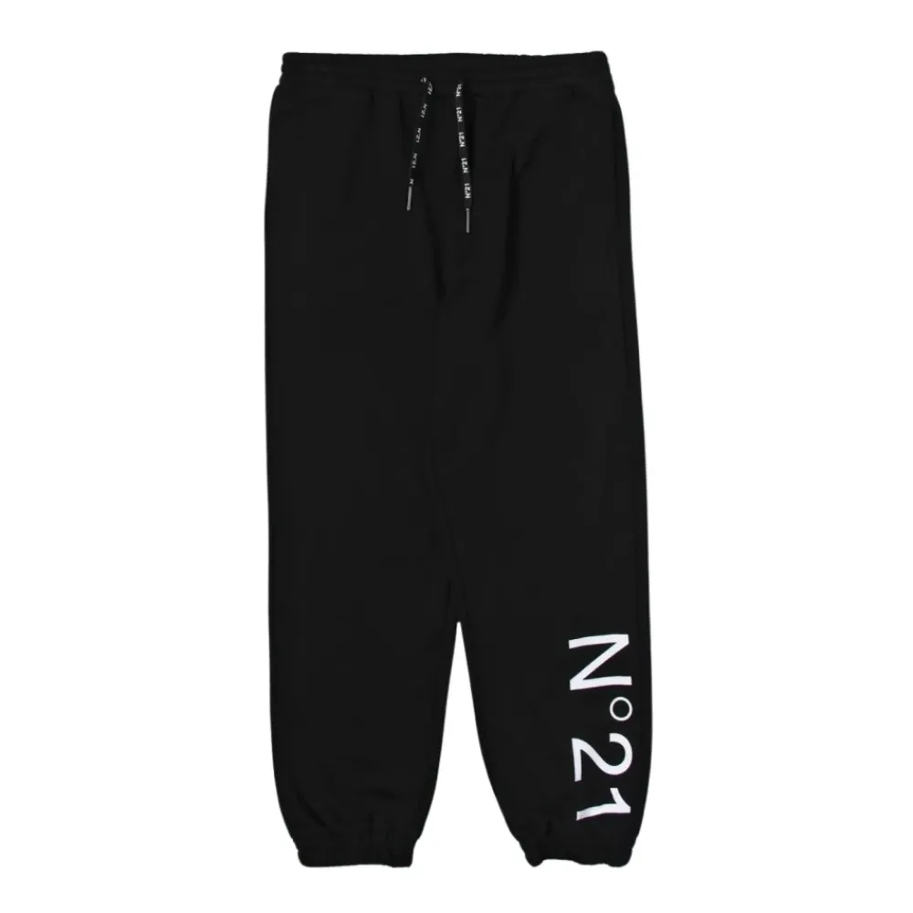 N21 Broeken & Jeans^Kinderen e Katoenen Sweatpants