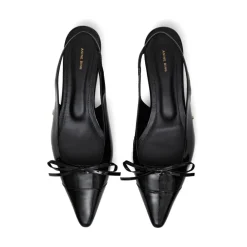 DAMES Anine Bing Pumps^Kitten Heel met Strikdetail