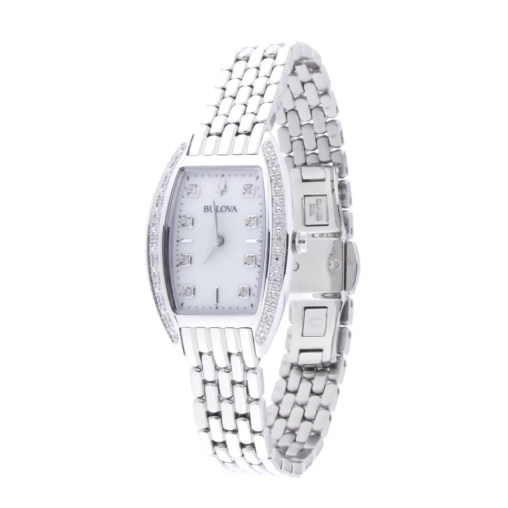 DAMES Bulova Klassiek Dames Diamanten Horloge